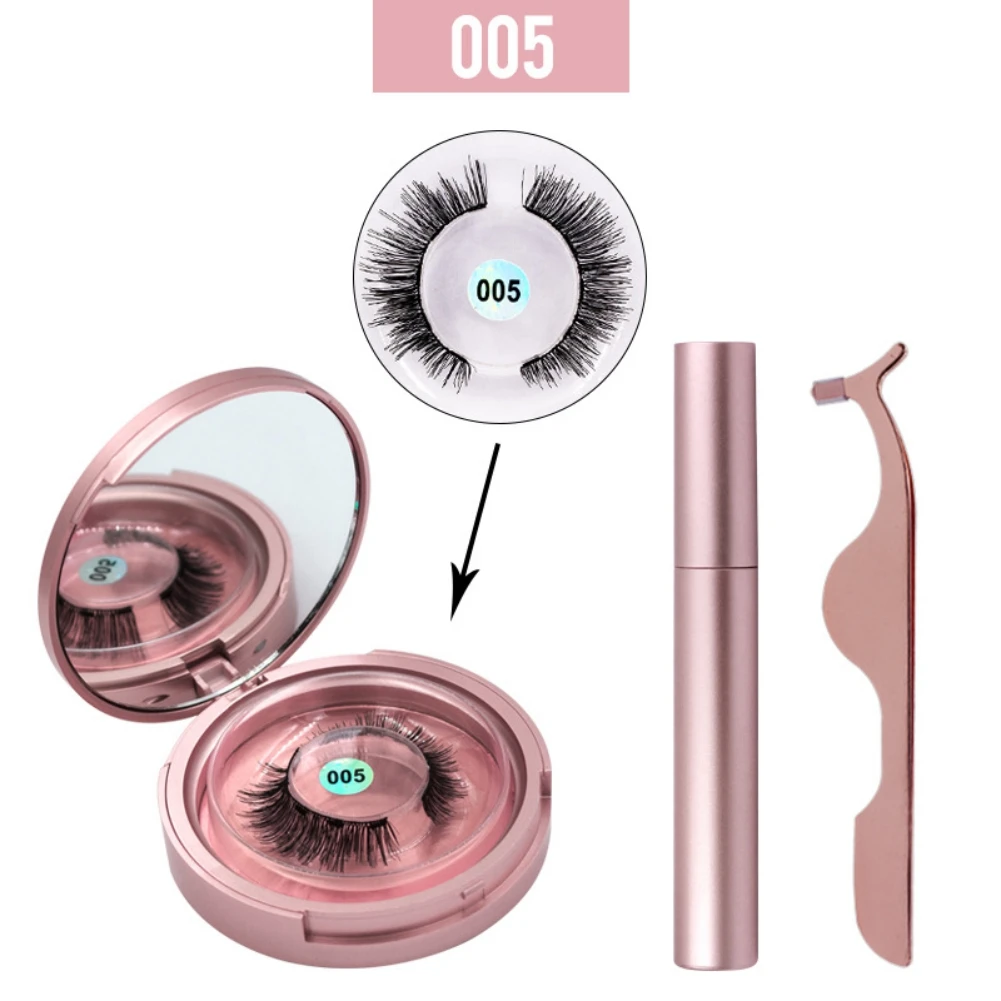 Магнитный жидкая подводка для глаз Eyeashes комплект Водонепроницаемый, Длительное Действие, подводка для глаз, накладные ресницы, глаза Make Up Наборы - Цвет: A5