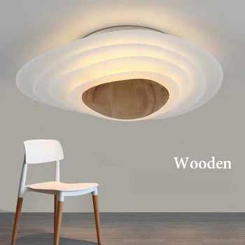 

Simple led bedroom ceiling lights living room room lamp creative Japanese acrylic lamp