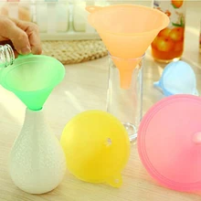 Горячая 5 шт 5 размер красочная пластиковая жидкая Воронка для масла кухонная вытяжка