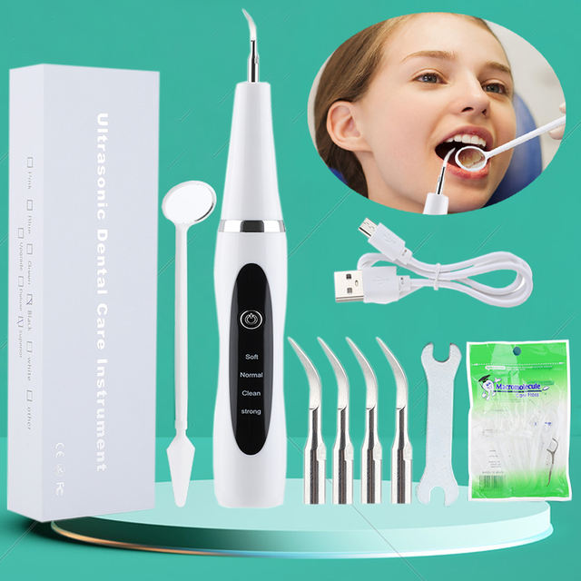 Ultrasonic Dental Scaler Electric Sonic Teeth Cleaner Oral Calculus