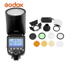 Godox V1S Камера Вспышка Speedlite+ AKR1 карманный фонарик аксессуары комплект для Sony A7RII A99 ILCE6000L Свадьба студийная для портретной съемки