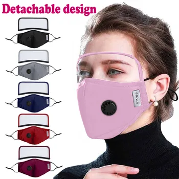 

Windproof Face Shield For Adults Breathable Face Shield Washable Mouth Mask Face Mask Cloth Reusable mondmaskers Mascarillas