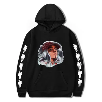 

Popular Billie Eilish Hoodie Women's Men's Sweatshirt New Fashion Jacket Autumn Winter Boys Comfortable Black Pullover