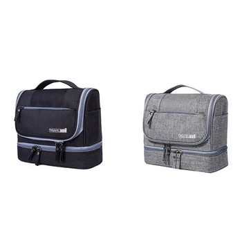 

Portable Duffle Bags Travel Organizer Cosmetic Carry Storage Bag Makeup Tote Case Waterproof Wet Dry Separation Toiletry Pouch