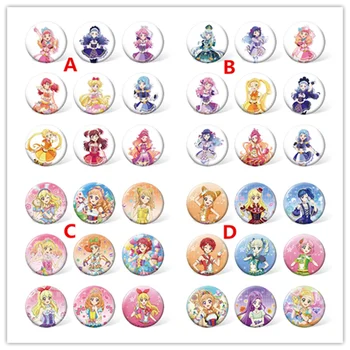 

9pcs one set Aikatsu Friends! badge Pin button 2.3"(5.8cm)