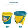 Children Beach Toys Baby Beach Game Toy Kit Sand Box Sand Table Sand Bucket Set Summer Toys for Beach Play Sand Water Play Cart 5