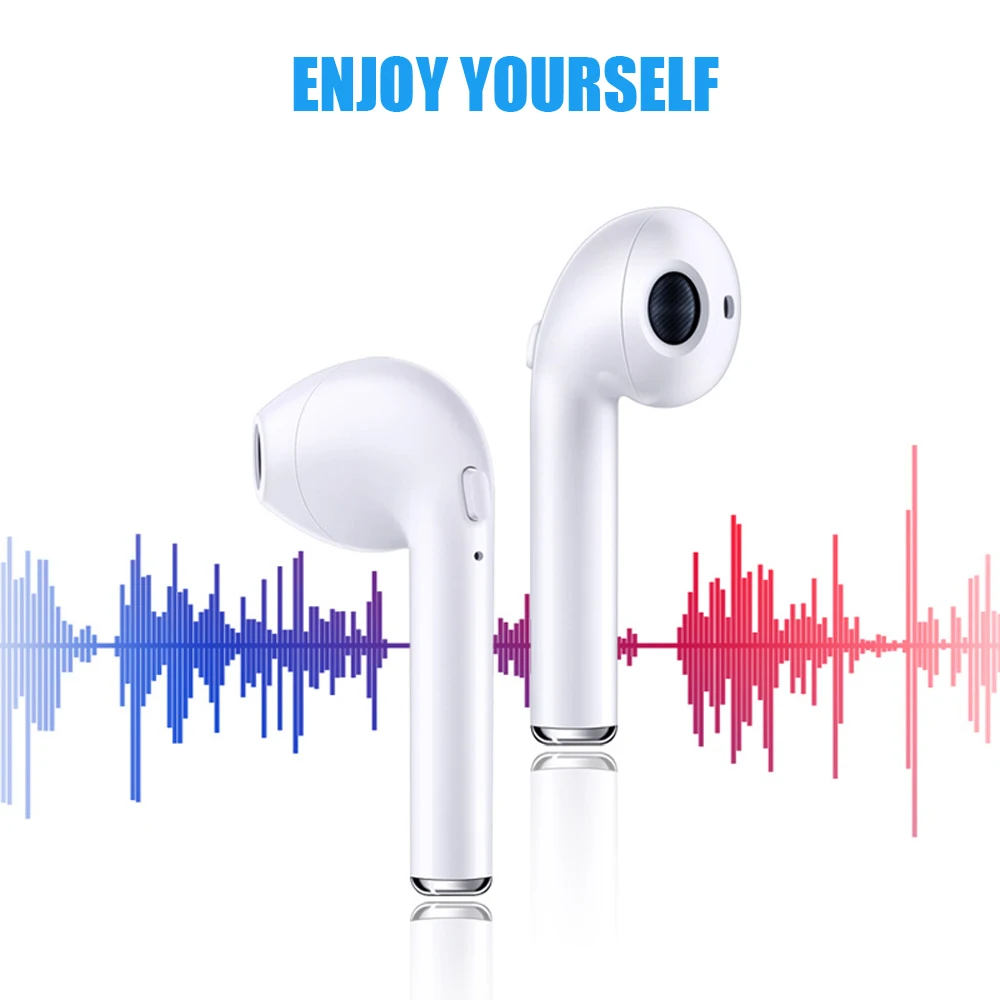 I7 Mini TWS Bluetooth 5,0 наушники-вкладыши с зарядным устройством беспроводная гарнитура Спортивная гарнитура беспроводная гарнитура i7s