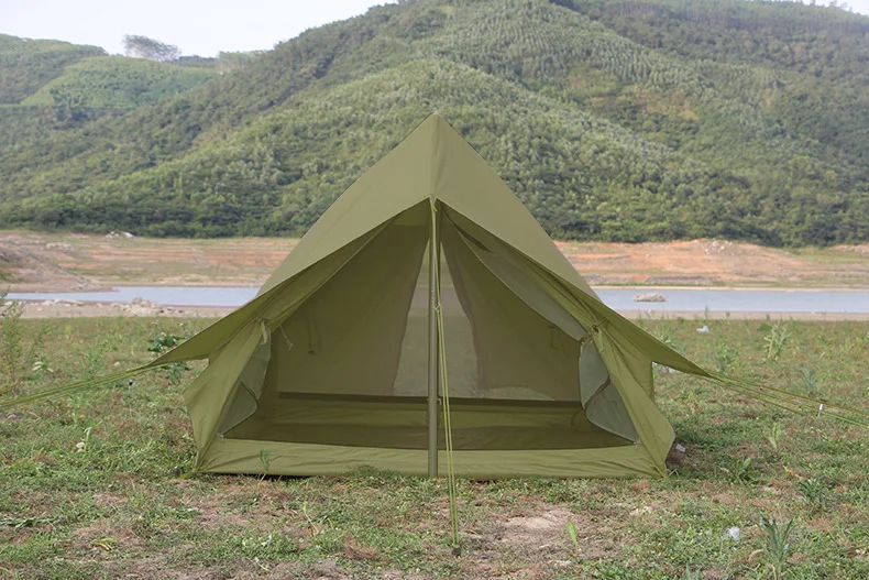 REWTR Ultralight Camping Tent Double Persons 210D Oxford skin Tent Cycling Hiking Portable Double Layer Rainproof Windproof