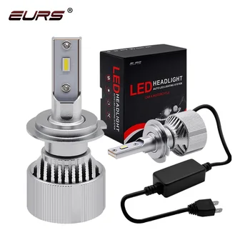 

2PCS led h7 csp chip Mini Car Headlight Bulbs H1 LED H8 H9 H11 Headlamps Kit 10000lm 9005 HB3 9006 HB4 X9 6000K Auto LED Lamps