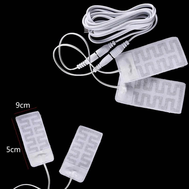 1 пара USB перчатки с подогревом коврик электрический USB перчатки нагреватель перчатки с подогревом ткань из углеродного волокна USB перчатки с подогревом коврик