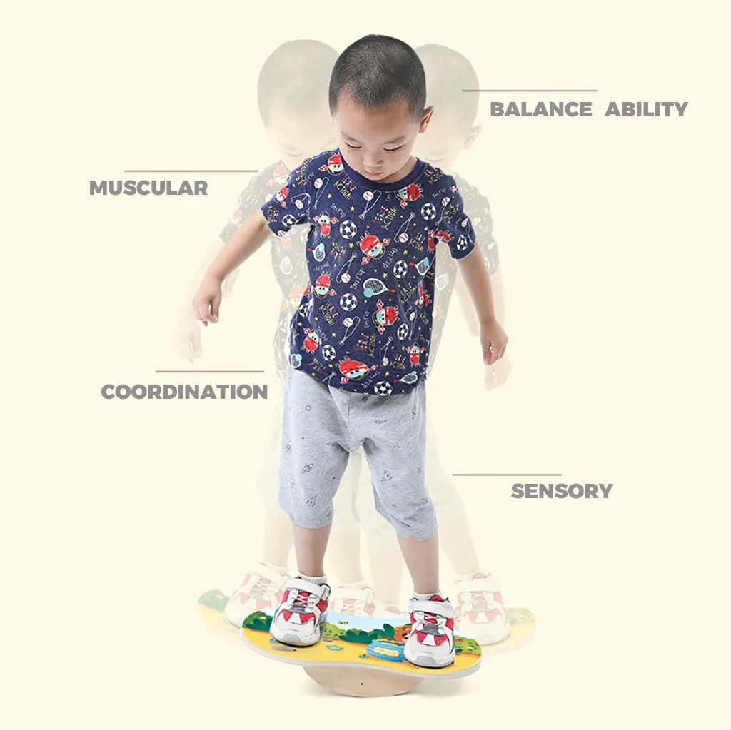 Фитнес Seesaw тренировка баланса доска чувствовать баланс доска игрушки балансирная доска для фитнеса забавные гаджеты Взаимодействие игрушки для детей
