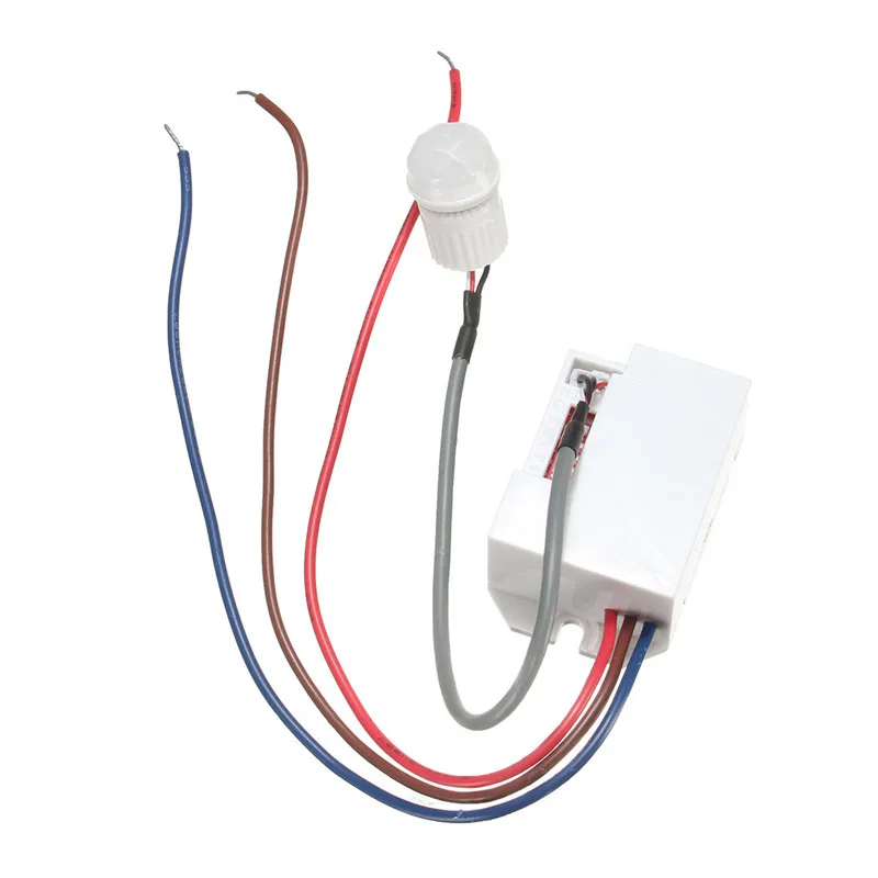AC220-240V, 360 градусов, утопленный PIR датчик, детектор, светильник, переключатель, потолочный светильник, освещение, переключатель, поддержка, Прямая поставка