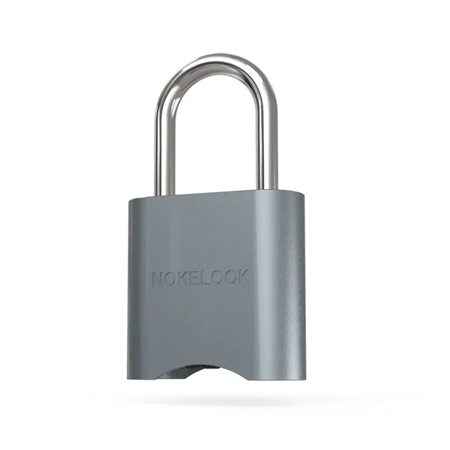 Nokelock Умный Замок Bluetooth APP Пароль замок IP65 водонепроницаемый наружный электронный замок без ключа Противоугонный небольшой дверной замок - Цвет: Gray