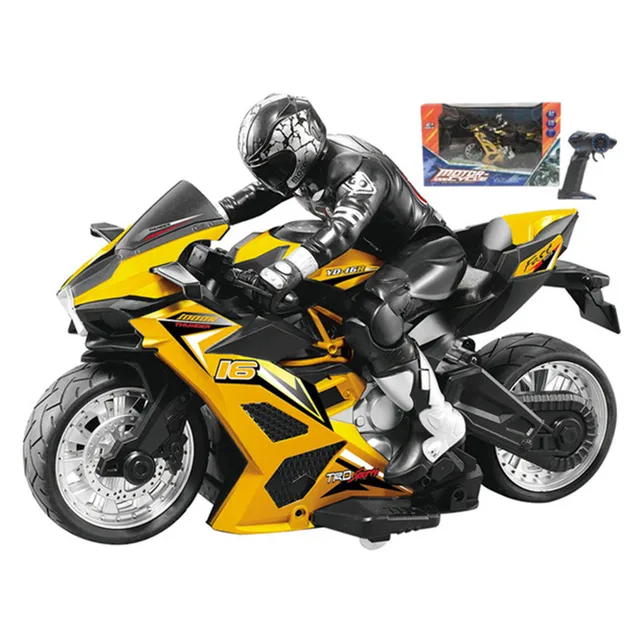 RC stunt motorcycl 2.4GHz 3D Rotation Flips drift stunt motorbike electric remote control Racing drift Car with flash light toys 4