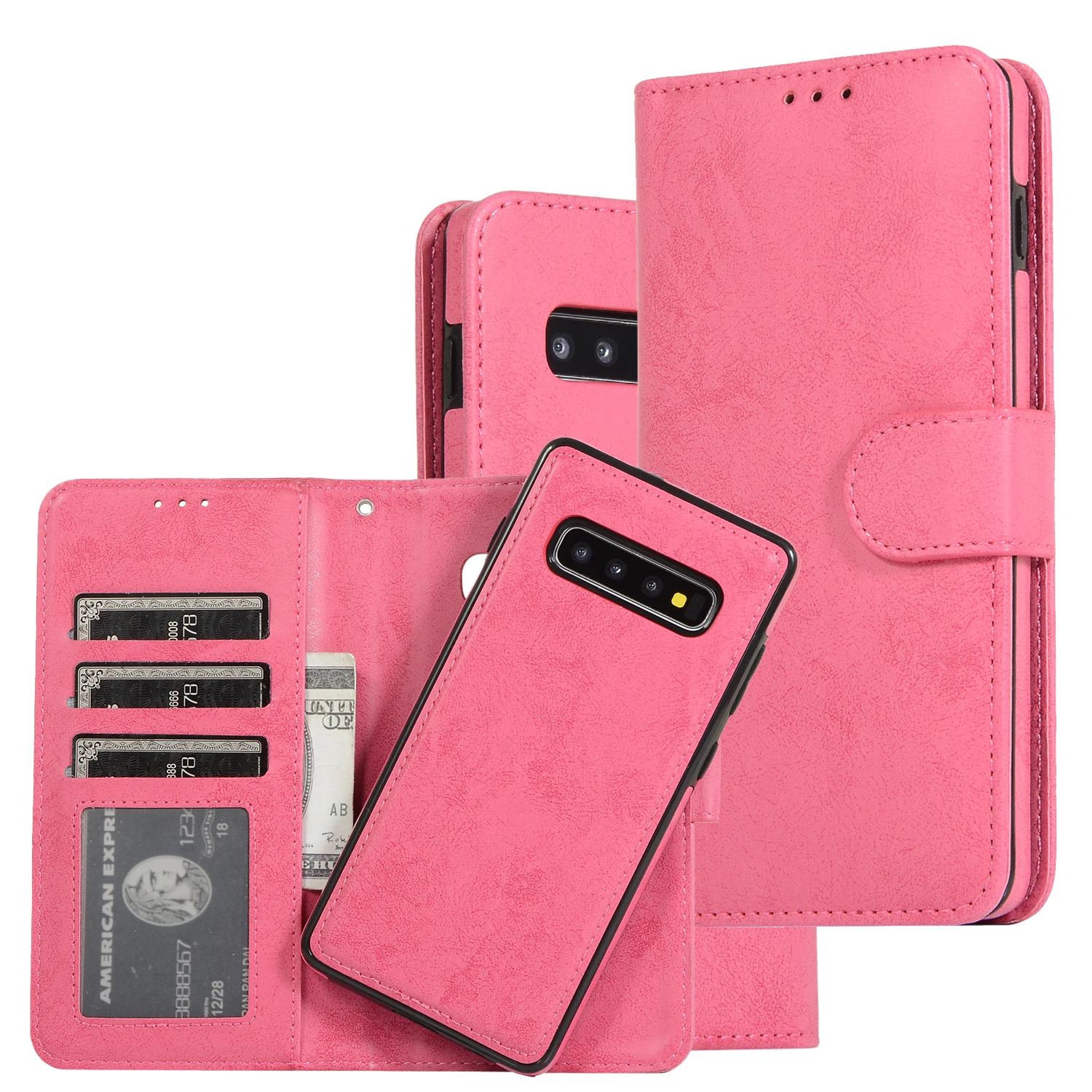 Кожаный чехол для Samsung Galaxy S6 S7 край S8 S9 S10 плюс S10E Роскошный чехол из pu кожзама с отделением портмоне Чехол для мобильного телефона для Galaxy Note 8 9 Бизнес крышка