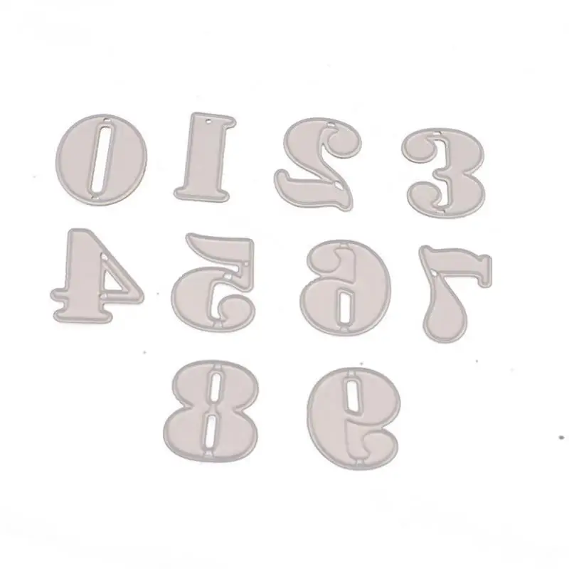 1 juego nuevo gran oferta números de corte de Metal muere plantillas DIY Scrapbooking muere de álbum de decoración manualidades de gofrado de tarjetas de papel muere