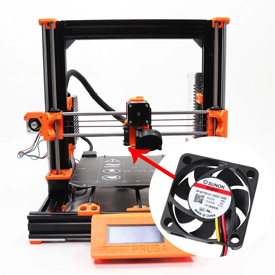 Cloned Prusa i3 MK3S Bear 3d printer full kit including multi colorful extrusion anodized after cut Einsy Rambo board PETG parts