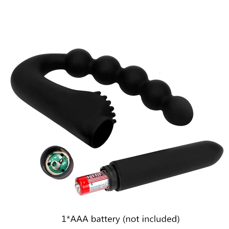 Silicone 10 Speed Vibrating Anal Plug Prostate Massager Anal Vibrator Sex Toys for Men Anal Beads Butt Plug Sex Products06