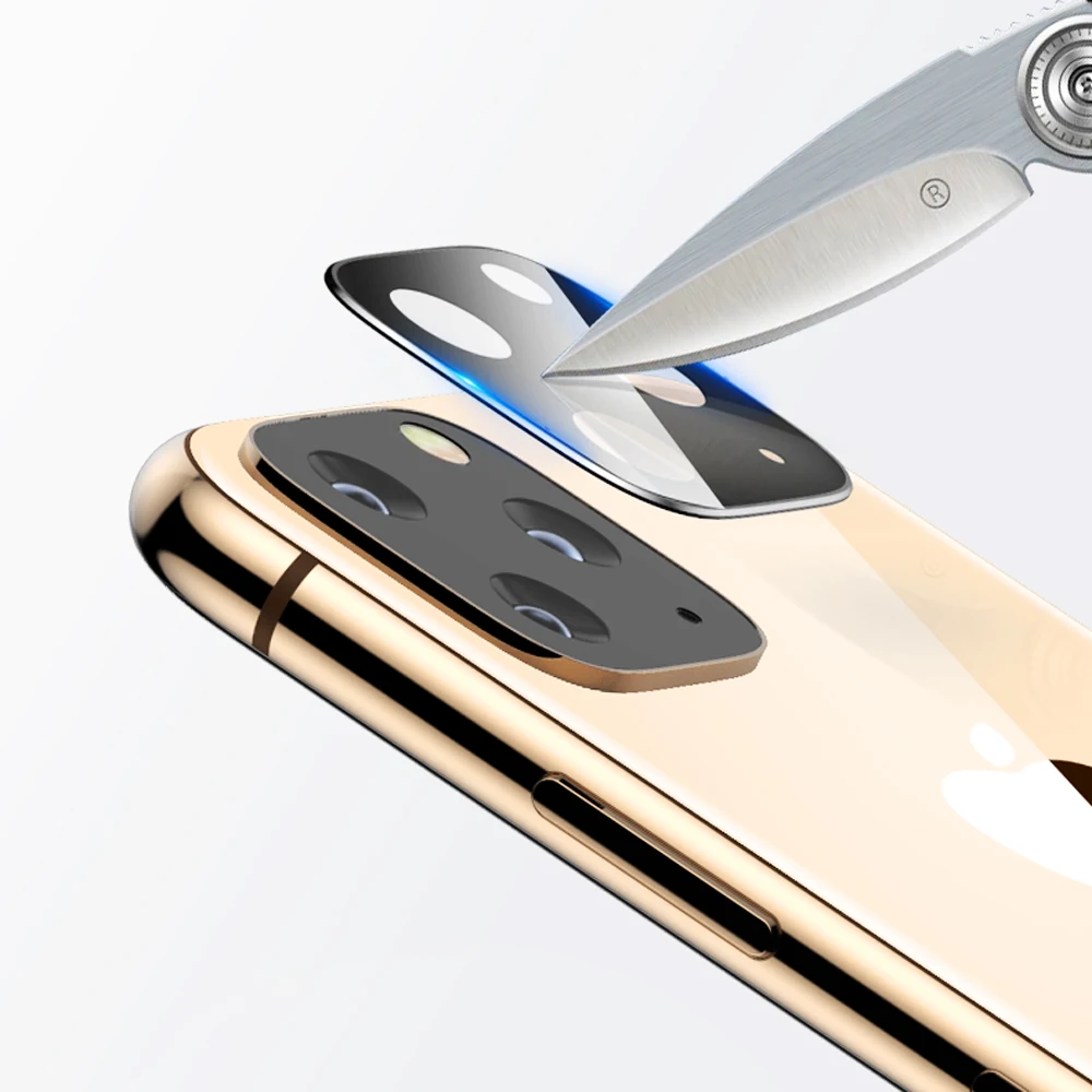 Металлический чехол для объектива камеры заднего вида для iphone 11 Pro MAX защитный чехол для камеры для iphone XS MAX XR 7 8 Plus Защита объектива