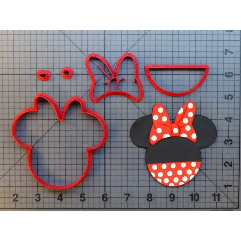 3D печатных пла пластик классический мышь брюки левый и правый башмак помадка украшение для печенья резак набор