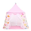Kid Teepee Tent House For Game Room Decor Kids Outdoor Game Summer Children's Tent Princess Castle Tent  Portable Foldable Gifts 6