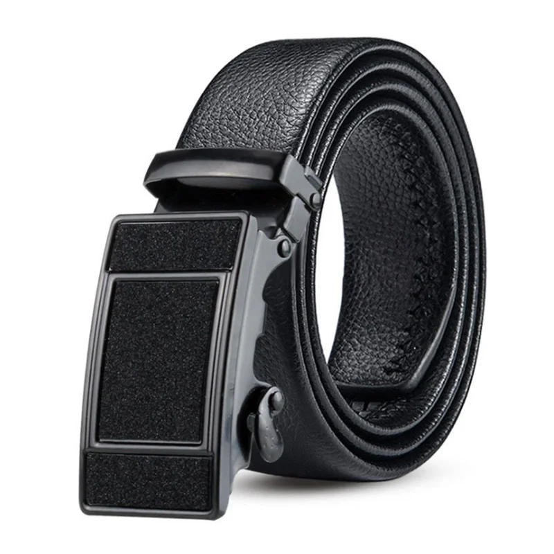 2020 New Men Korean Fashion Business Casual Black Long Belt Cinturones Waist Cinto Masculino Jeans Automatic Designer Cintura 3