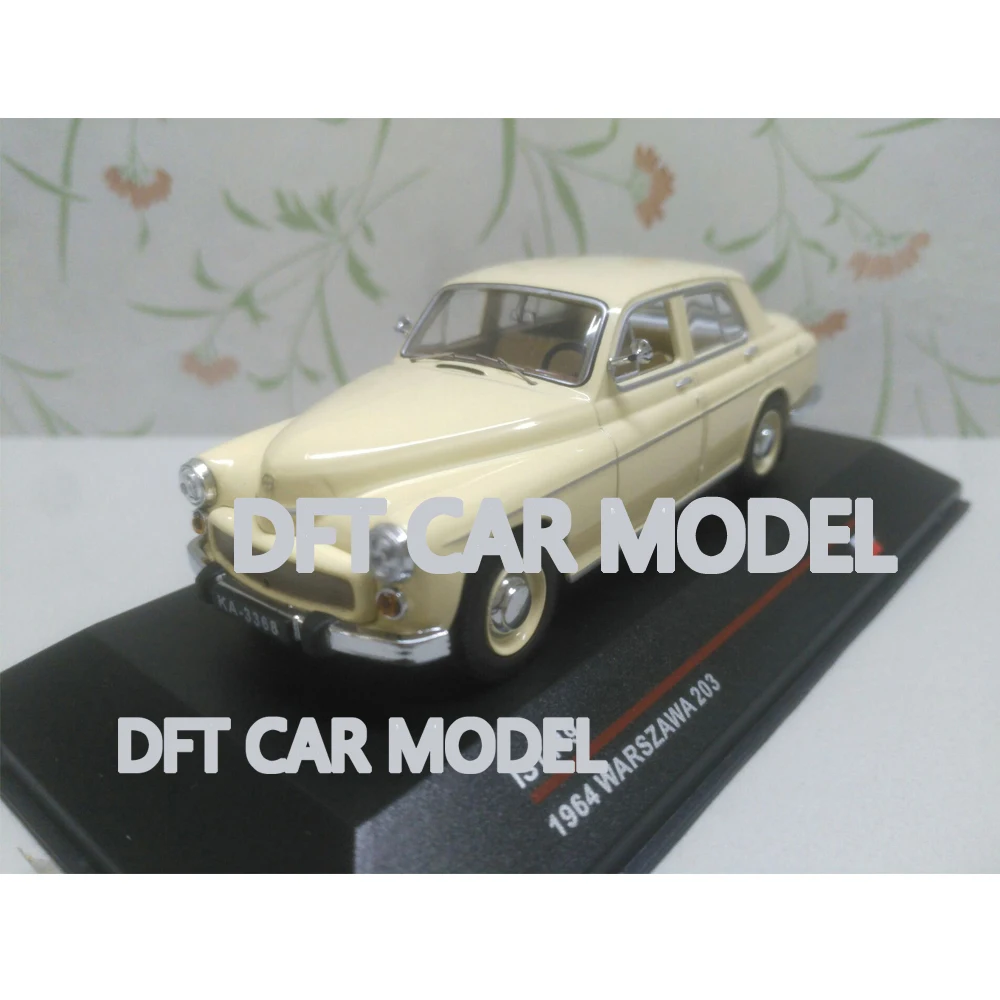 

1:43 Scale Alloy Toy 1964 WARSZAWA 203 Model Of Children's Toy Car Original Authorized Authentic Kids Toys
