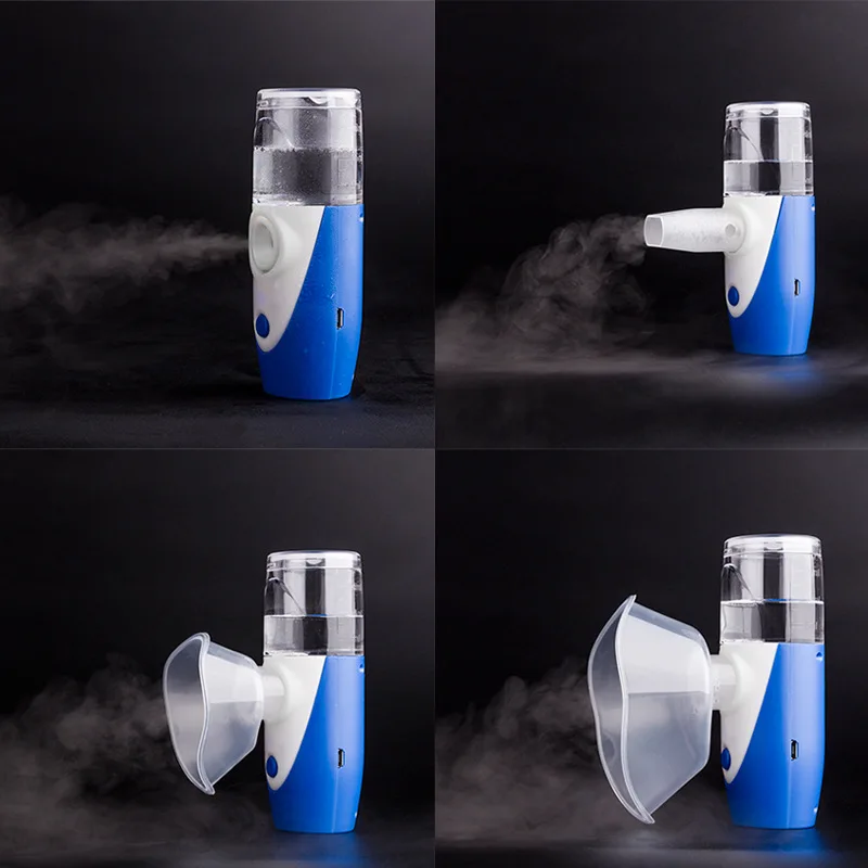 Portable Medical Mesh Nebulizer Freepower Fine Particles Ultrasonic Humidifier Atomizer Handheld Asthma Therapy Inhaler for Baby