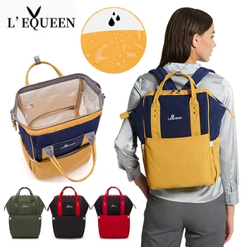 

LEQUEEN Waterproof Maternity Bags Baby Mummy Diaper Bags Outdoor travel Nappy Bag Mom Backpack For Stroller Nursing Baby Care