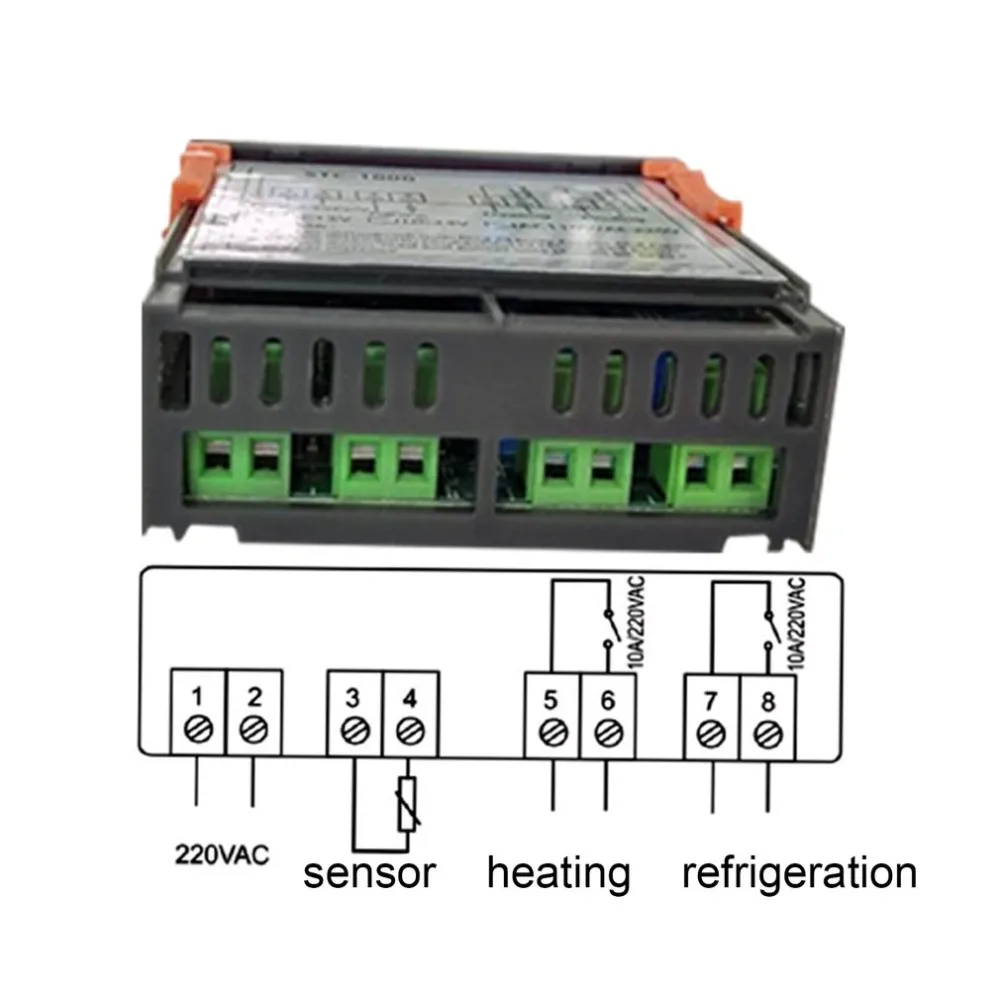 STC-3000 высокой точности 12V 24V 220V Цифровой термостат Температура контроллер термометр Сенсор гигрометр