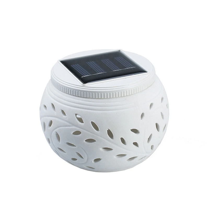 

RGB Color Ceramic LED Solar Light Spherical Garden Light Outdoor Light Night Light