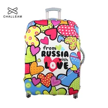 Эластичный тканевый чехол для багажа, аксессуары для путешествий, милый детский защитный чехол на колесиках для 18-30 дюймов, защитный чехол, 295