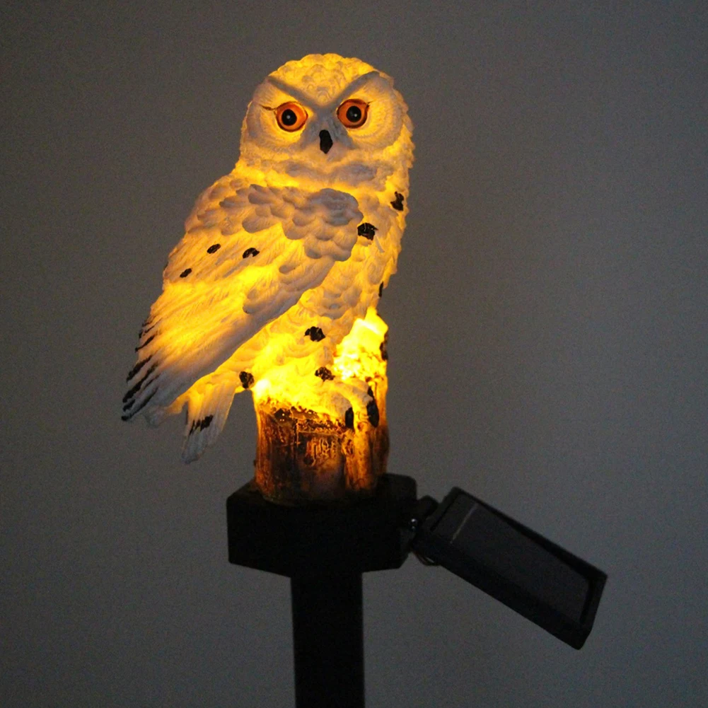 

Solar Led Light Outdoor Lighting Garden Waterproof Night Lights Owl Shape Outdoors Lamp Stake Lawn Lamps Christmas Decoration