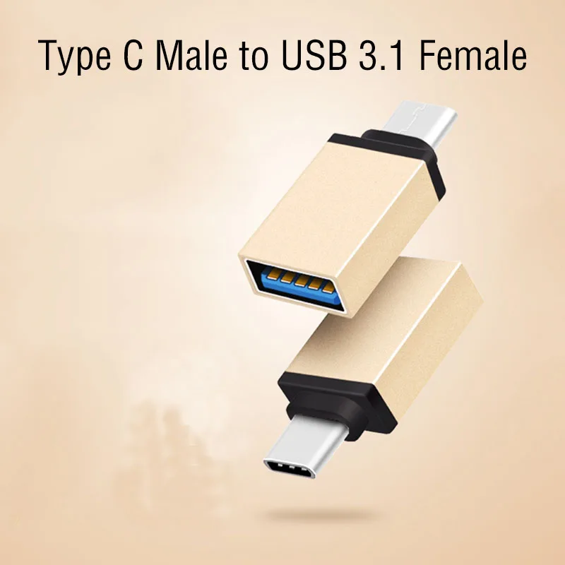 Универсальный мини адаптер USB3.1 тип-c к USB OTG конвертер высокоскоростной зарядки конвертеры для huawei samsung Galaxy Note8