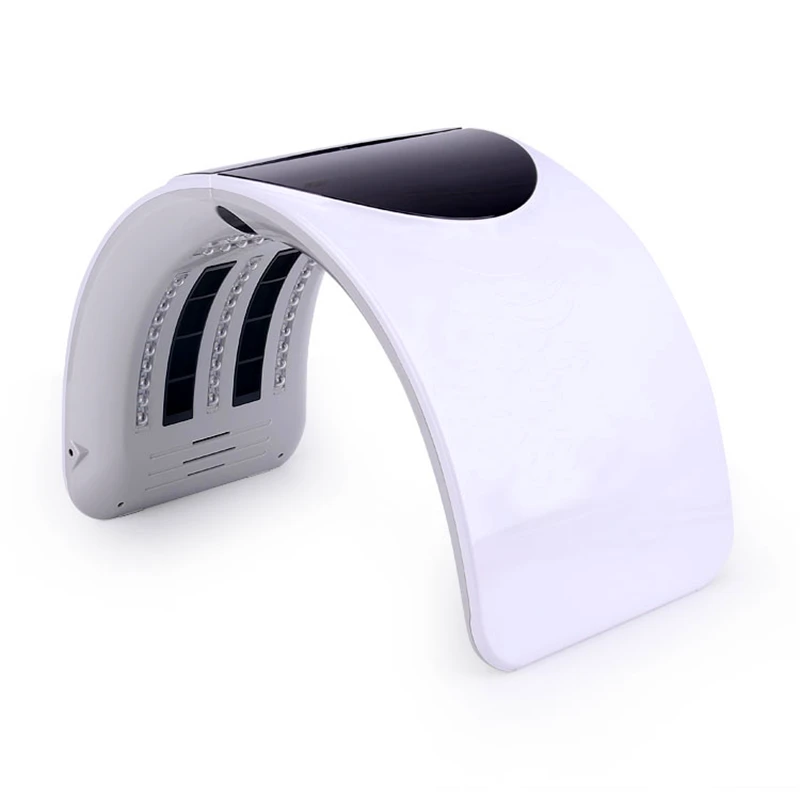 AOKO Foldable Heating 7 Color PDT Facial LED Mask LED Photon Beauty Device Skin Rejuvenation Dead Skin Removal Care Tool