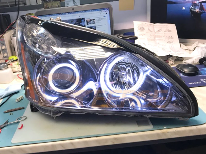 Для LEXUS RX300 RX330 RX350 RX400h 2004 2005 2006 2007 2008 отличный ультра яркий COB комплект светодиодов