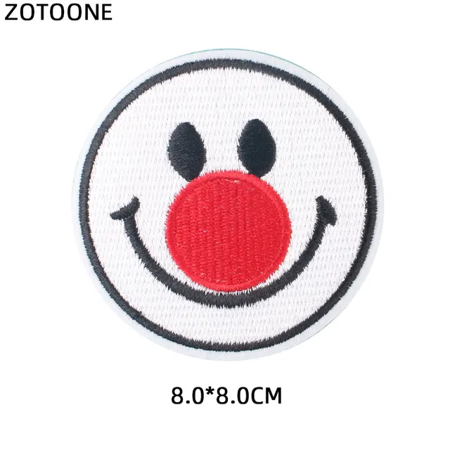 ZOTOONE Round UFO Parches Embroidered Iron on Patches For Clothing DIY Motif Stripes Clothes Stickers Alien Astronaut Badges E PE2107CT