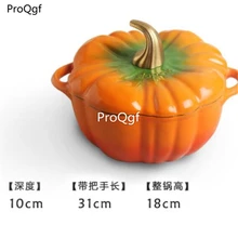 Ngryise 1 набор в форме тыквы чугунный суповый горшок кастрюля кухонная посуда