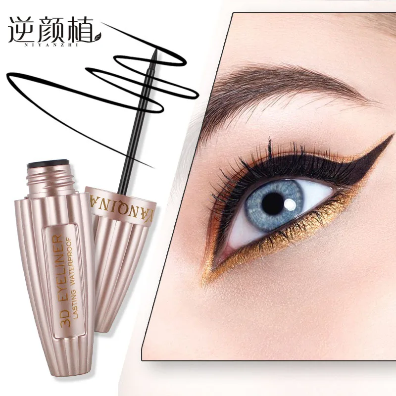 

2020 Eyeliner Eyeliner Waterproof Not Smudge Hard Head Sweat-Resistant Not Smudge Domestics Makeup Eyeliner