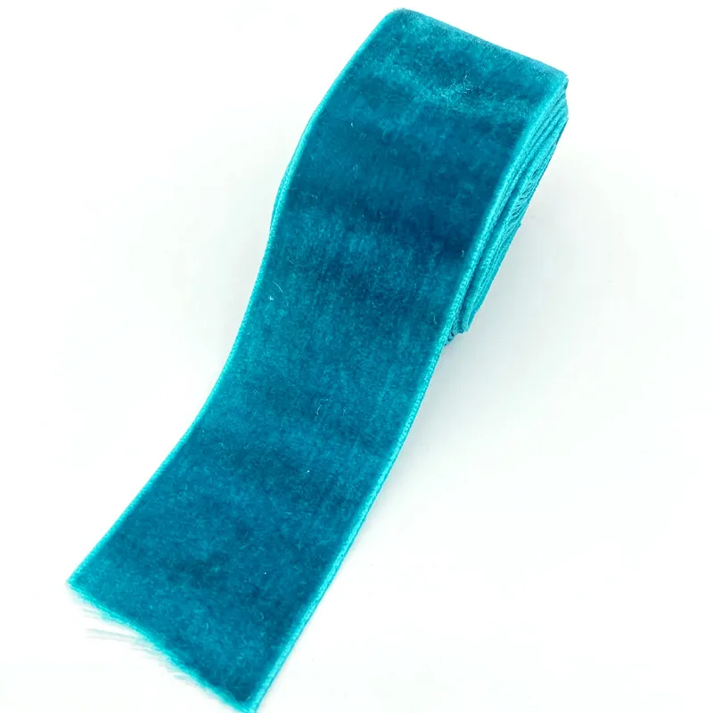 2 yards 40mm Velvet Ribbon Wedding Party Decoration Handmade Gift Wrapping Hair Bowknot DIY