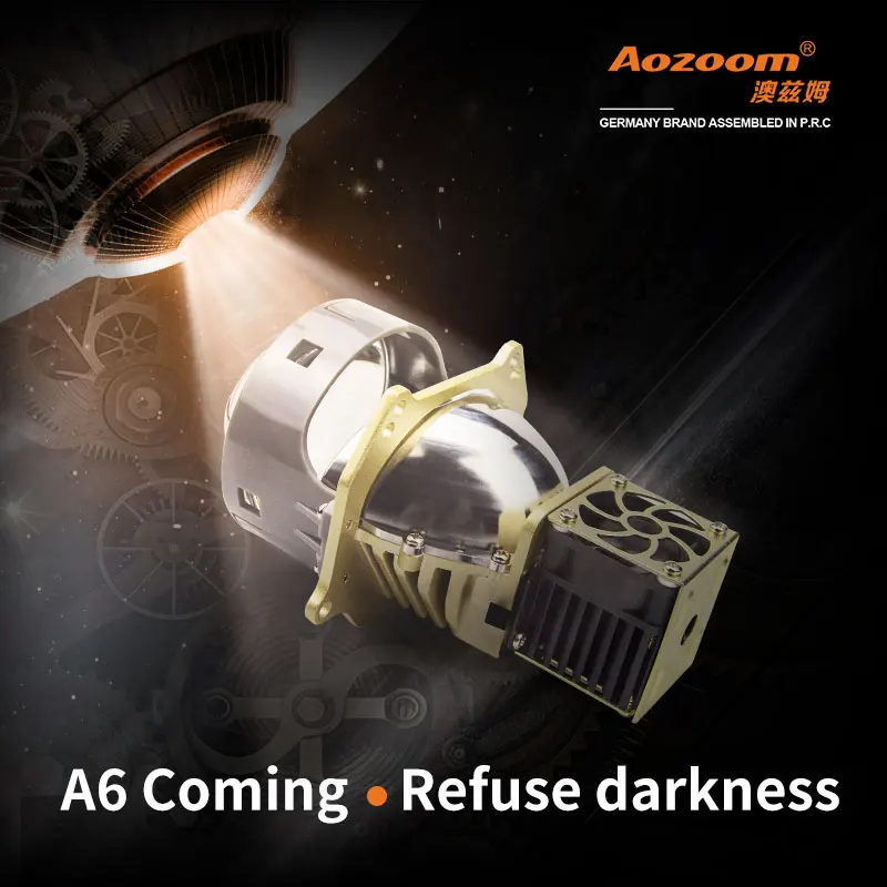 Aozoom Новое поступление супер яркость A6 светодиодный объектив проектора