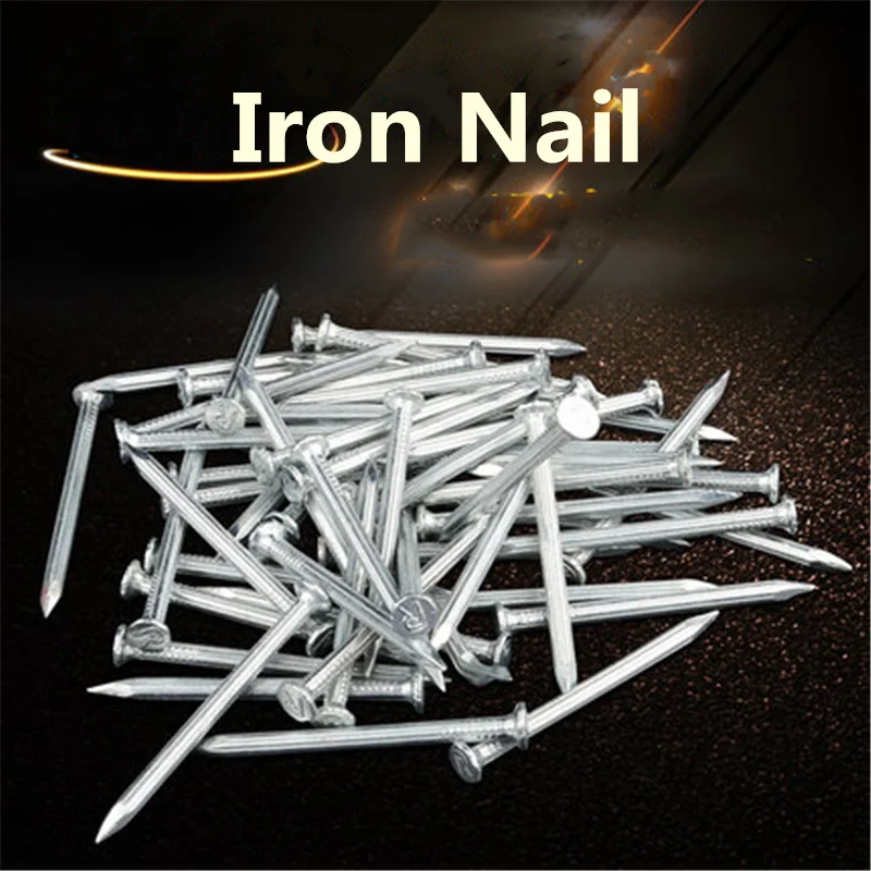 Многоразмерный практичный универсальный стальной железный гвоздь цемент