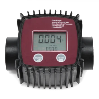 

1" Internal Thread Digital Turbine Flow Meter For Water Gasoline Diesel Kerosene Chemical Liquid Fuel Flow Meter