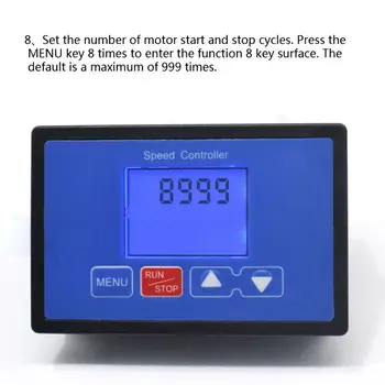 

LCD Smart Digital Display 0~100% Adjustable 30A PWM DC Motor Speed Controller