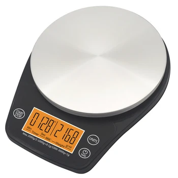 

Stainless Steel Digital LCD Kitchen Baking Coffee Scale With Timer 0.1g-3000g Coffee Scale Stainless Steel Kitchen Baking Scale