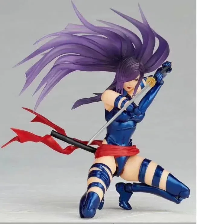 16 см Marvel Psylocke Joint подвижная фигурка ПВХ игрушки коллекция кукла аниме мультфильм модель