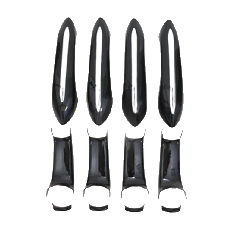 12PCS Car Handle Cover Trims Outer Door Wrist Handle For BMW 520I 523I