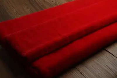 50X160 см Искусственный Ангорский волчок ткань утолщение материал МЕХ, DIY счетчик игрушек выставочный фон 900 г/м 12 мм толщина - Цвет: 23 red