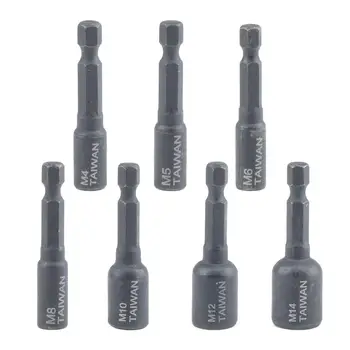 

Hex Shank Square Driver Thread Tap Adapter for M4 M5 M6 M8 M10 M12 M14 Machine Inset with a Card Pad for a Firmer Grip