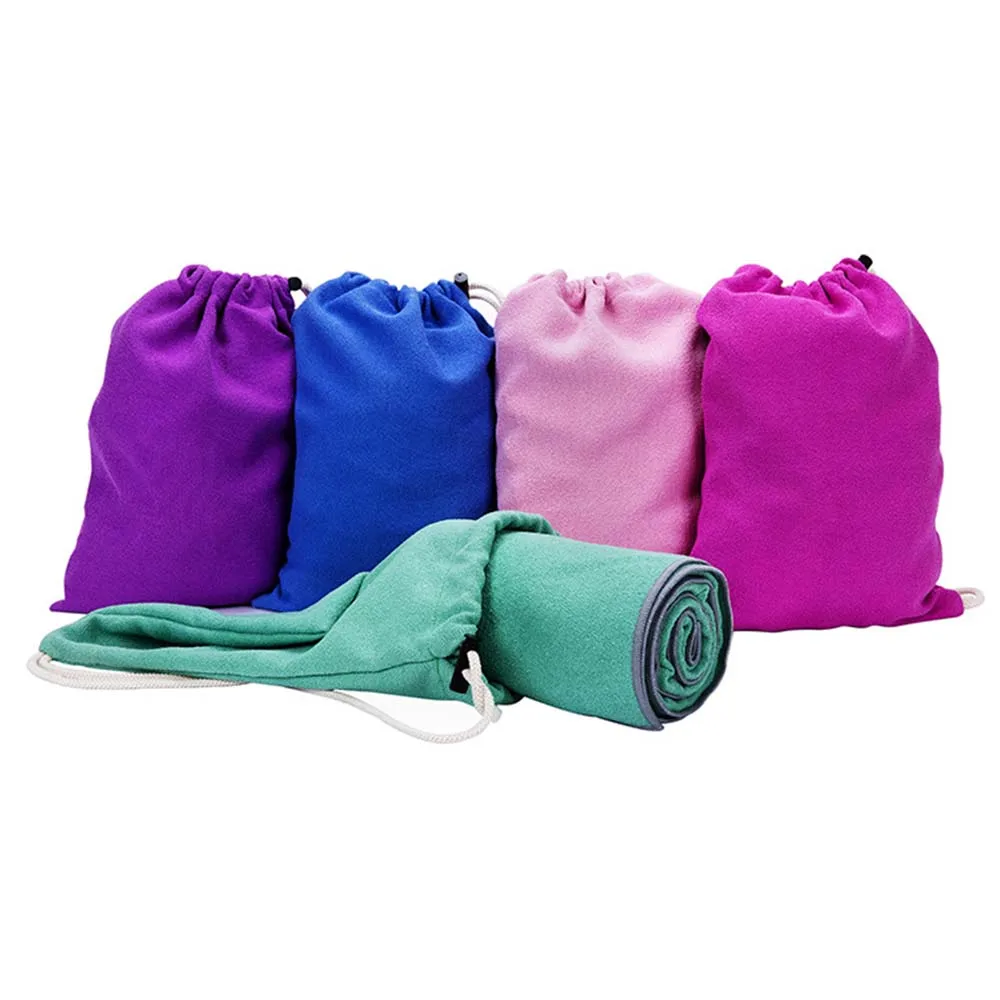 Solid Color Yoga Blankets Non Slip Super Soft Yoga Mat Fitness Hand Cover Towel 18361cm Microfiber Sweat Absorbent Pilates Accessories (5)